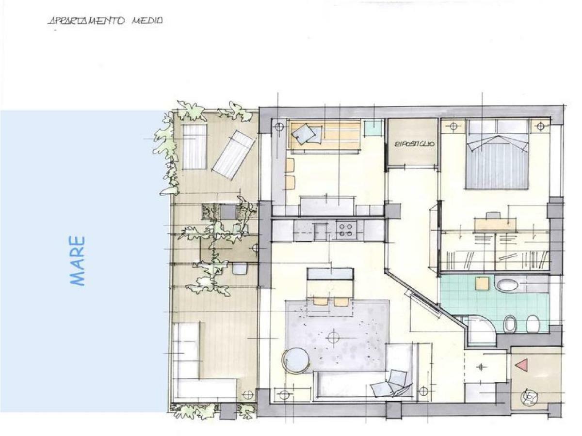 Casa Vacanze Lungomare Porto Torres Buitenkant foto